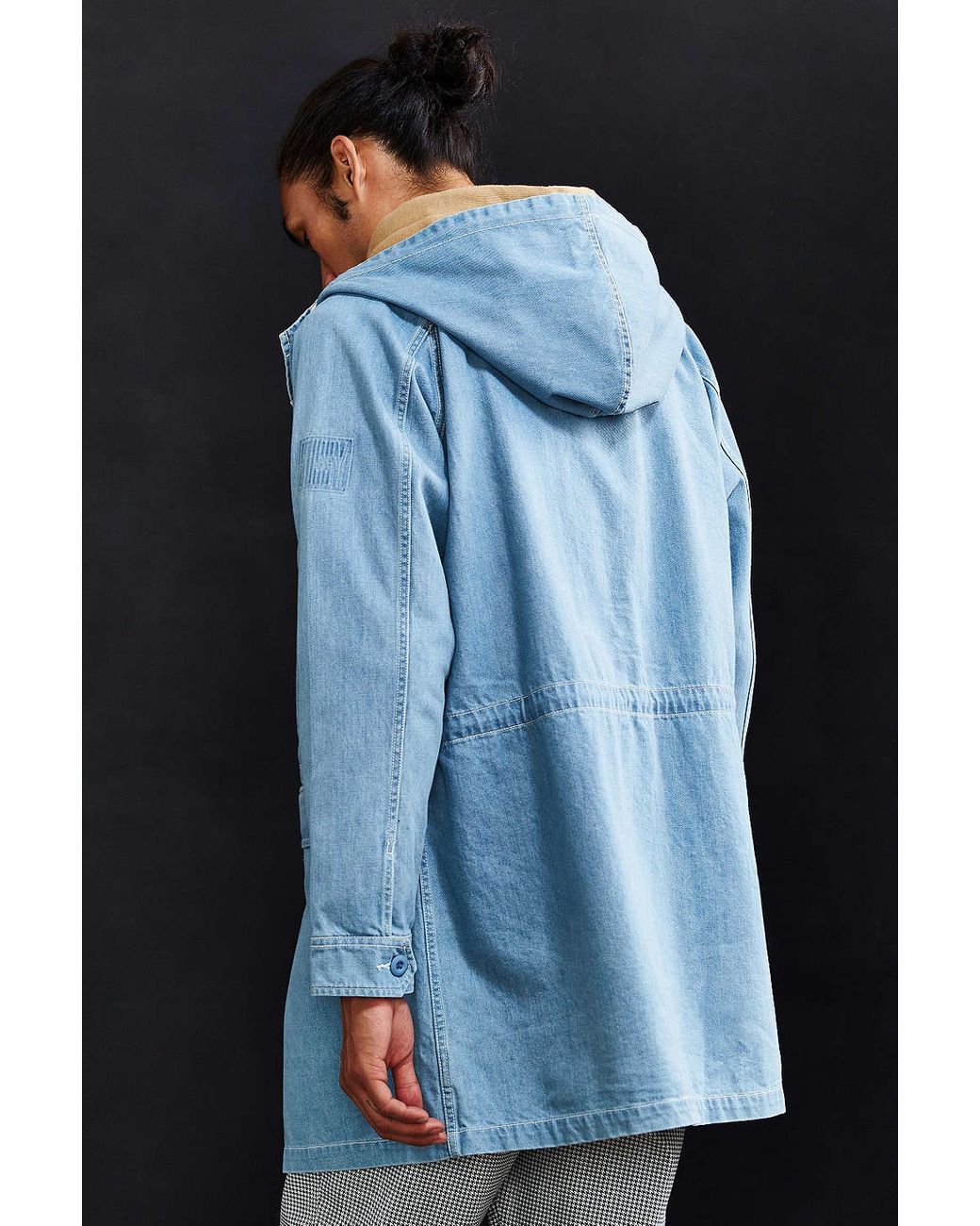 Denim parka hot sale jacket